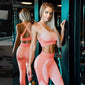 Fitness Tracksuit Vintage elastic with leggings sportswear